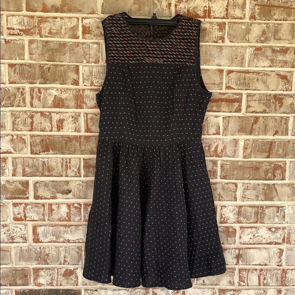 Fossil Navy Blue Dress with Colorful Accents - Picture 1 of 9